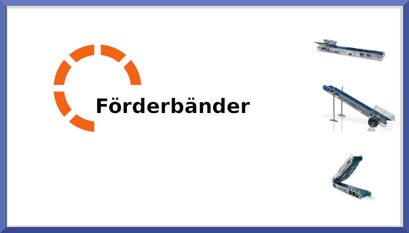 Förderbänder Maschinen