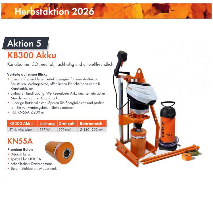 HERBSTAKTION!!! Gölz KB300 Akku