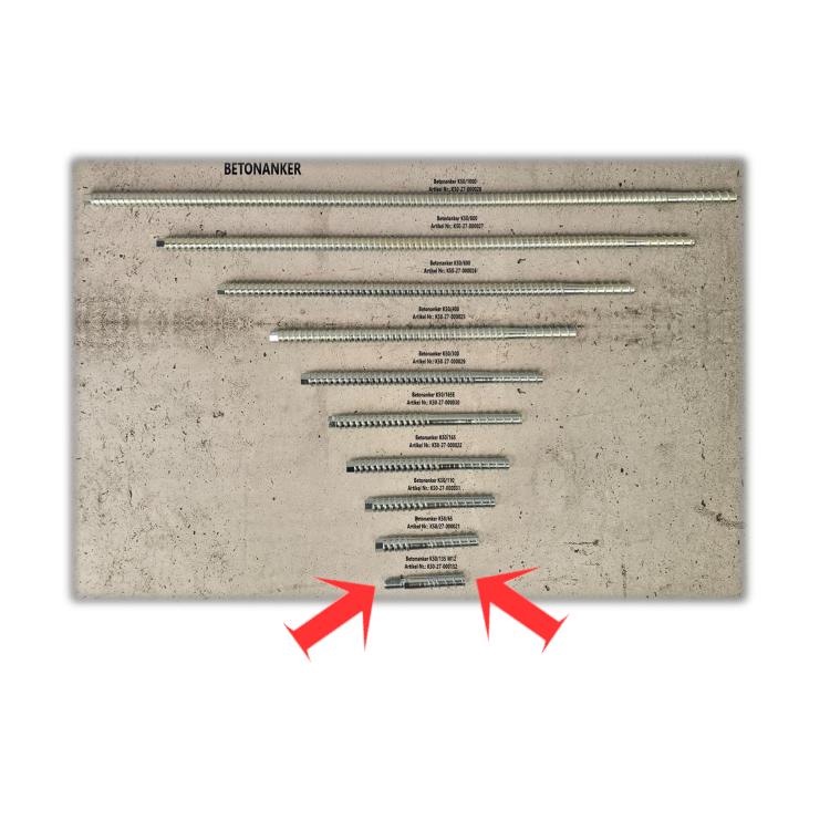 K50 Betonanker K50 / 135 M12