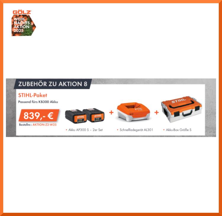 AKTION Zubehör zu AKTION8 - Stihl-Paket