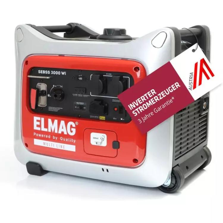 ELMAG Inverter Stromerzeuger SEBSS 3000Wi mit YAMAHA-Motor MZ175