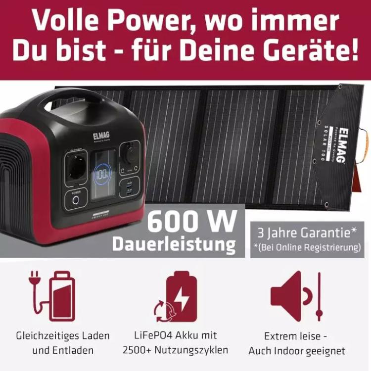 ELMAG Solargenerator-Set ENERGY 1800 + SOLAR 220