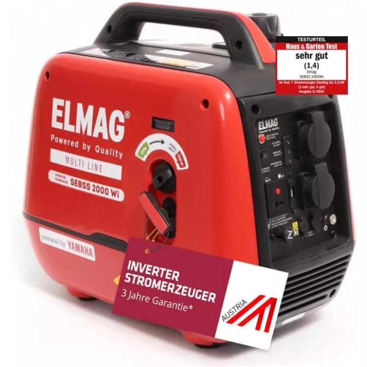 ELMAG Inverter Stromerzeuger SEBSS 2000Wi mit YAMAHA-Motor MZ80