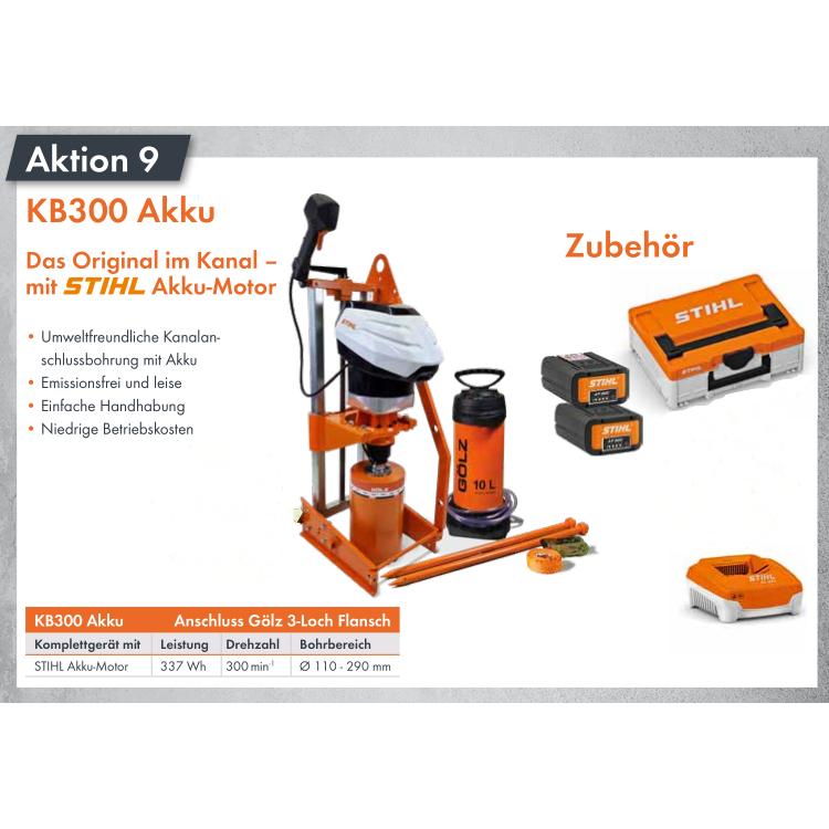 Aktion 9 -  Gölz KB300 Akku