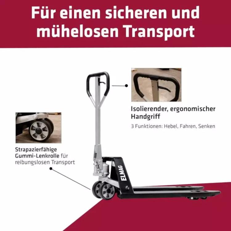 ELMAG Handhubwagen HWK2500 kurz