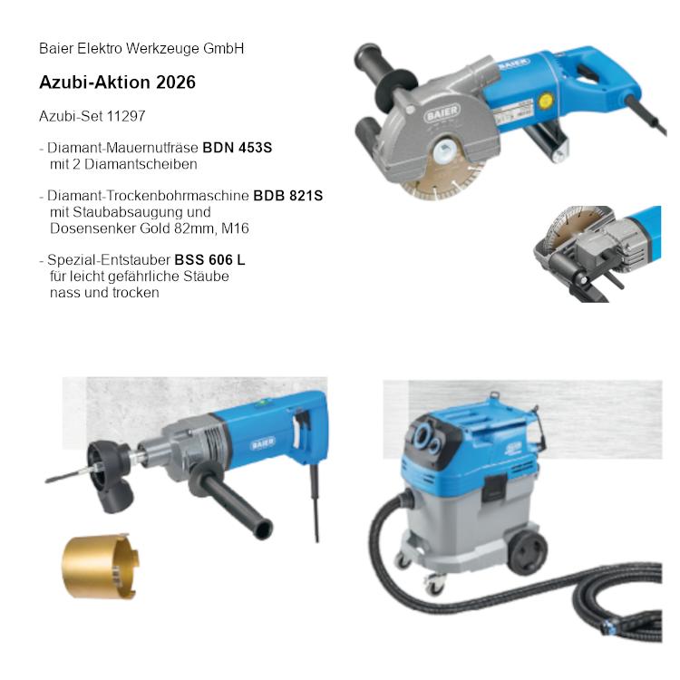 Baier Azubi-Aktion Set BDN 453S + BDB 821S + BSS 606L