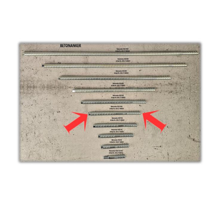 K50 Betonanker K50 / 165 E Estrich