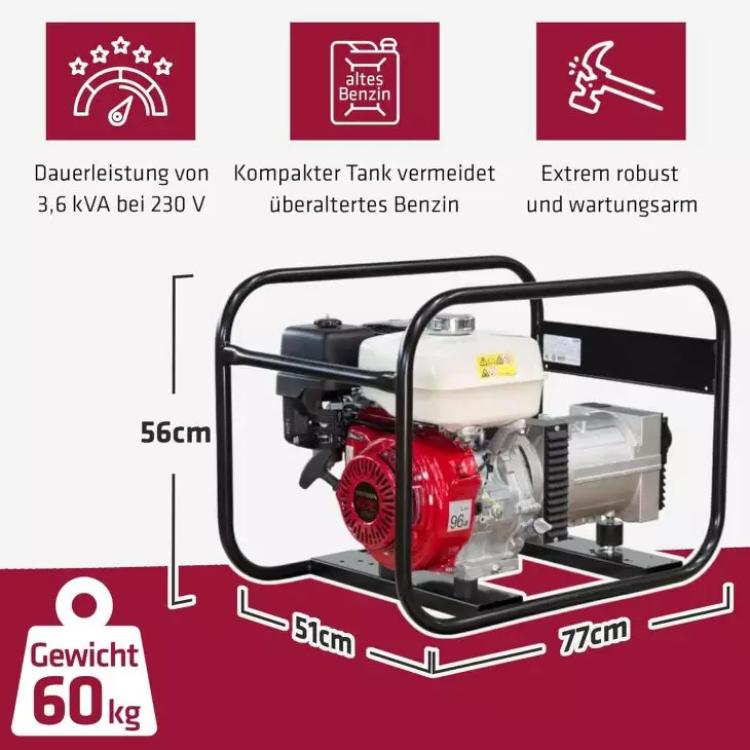 ELMAG Stromerzeuger SEB 4100W