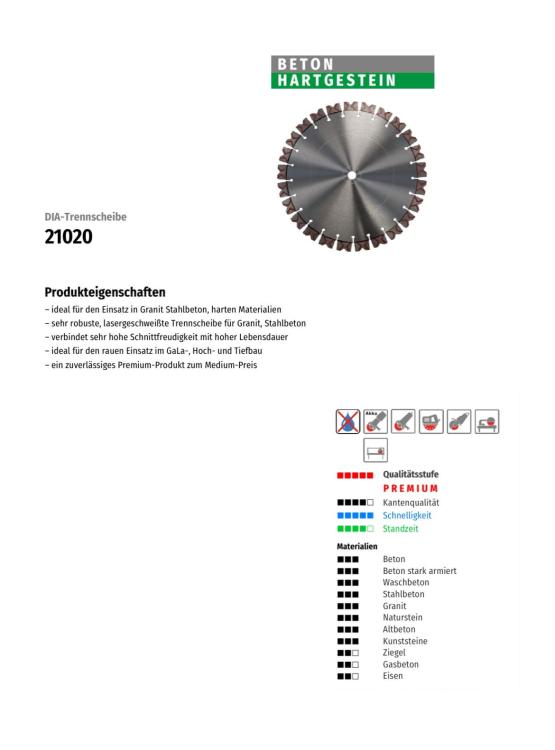 High-X-Cut Dia-Ttennscheibe  Ø 230mm - 22,23