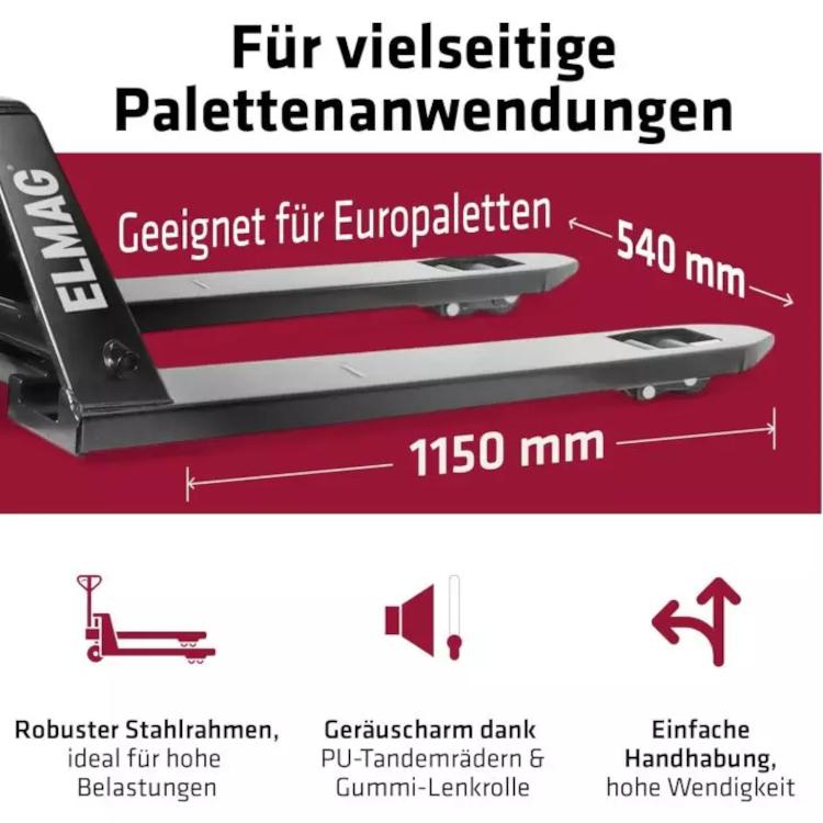 ELMAG Handhubwagen HW 2500