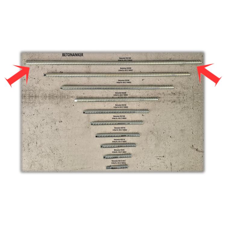 K50 Betonanker K50 / 1000