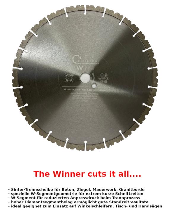 Aktion: 10 x The Winner cuts it all .... 20mm